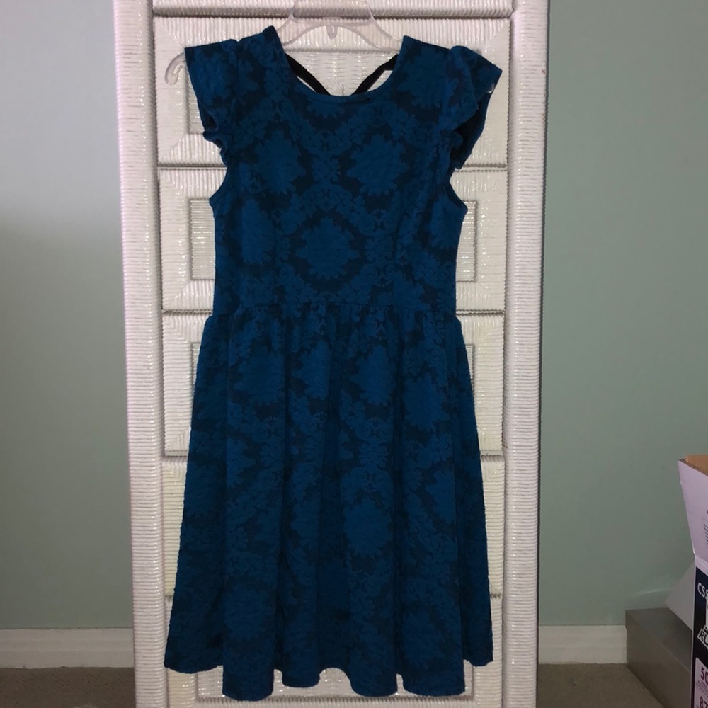 Blue dress